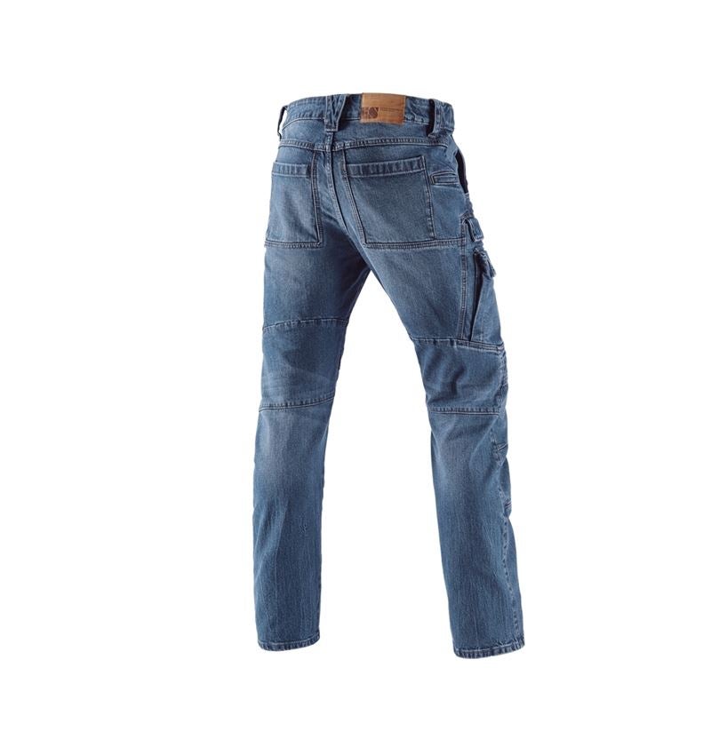 Hosen: e.s. Cargo Worker-Jeans POWERdenim + stonewashed 9