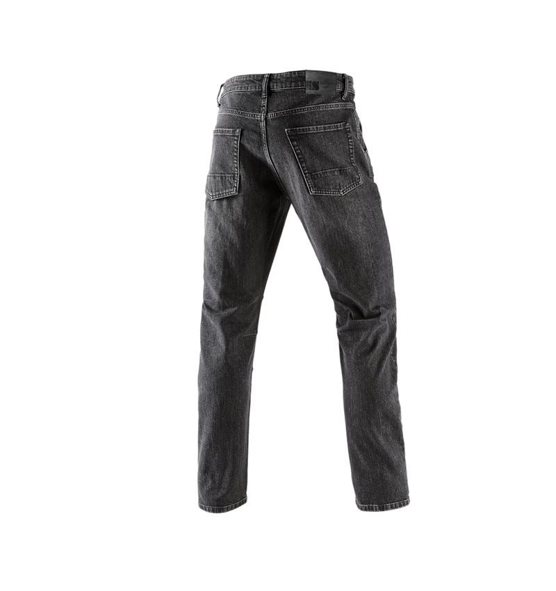 Pantalons de travail: e.s. Jeans à 5 poches POWERdenim + blackwashed 3