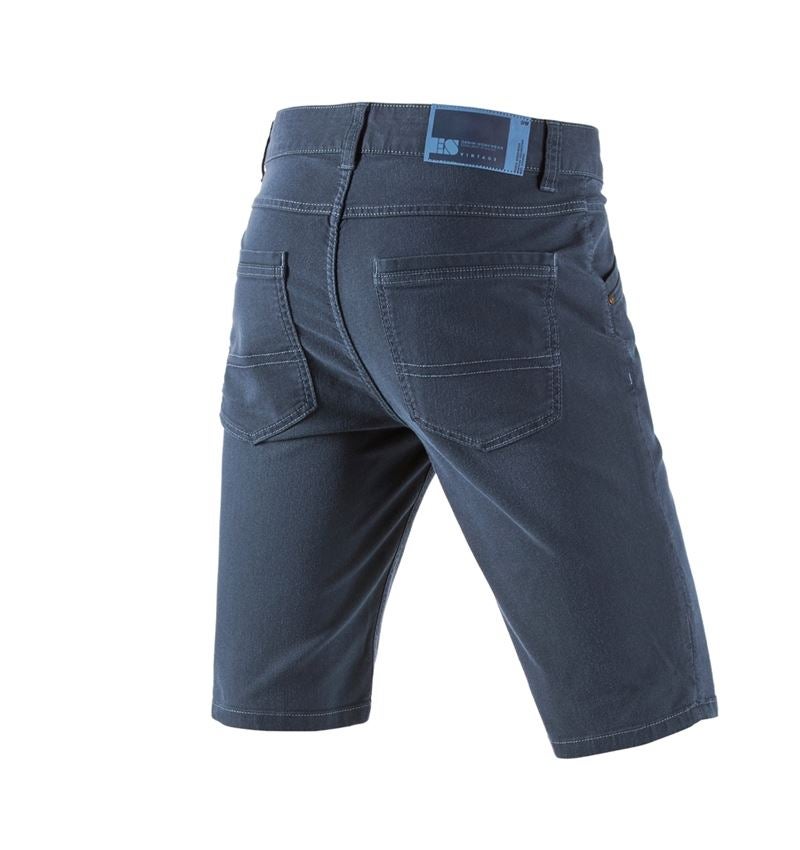 Pantalons de travail: Short à 5 poches e.s.vintage + bleu arctique 3