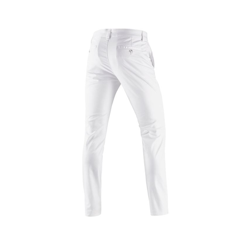 Thèmes: e.s. Pantalon de travail à 5 poches Chino + blanc 3