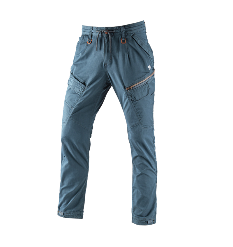 Pantalons de travail: Pantalon Cargo e.s. ventura vintage + bleu fer 2