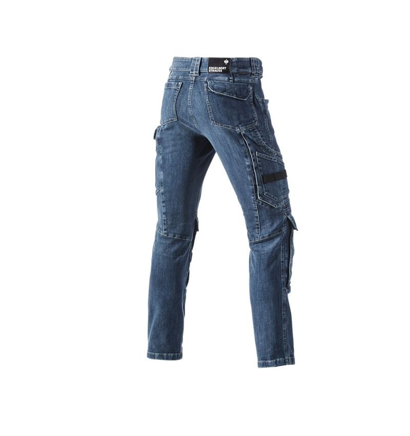 Pantalons de travail: Jeans de travail cargo e.s.concrete + stonewashed 3