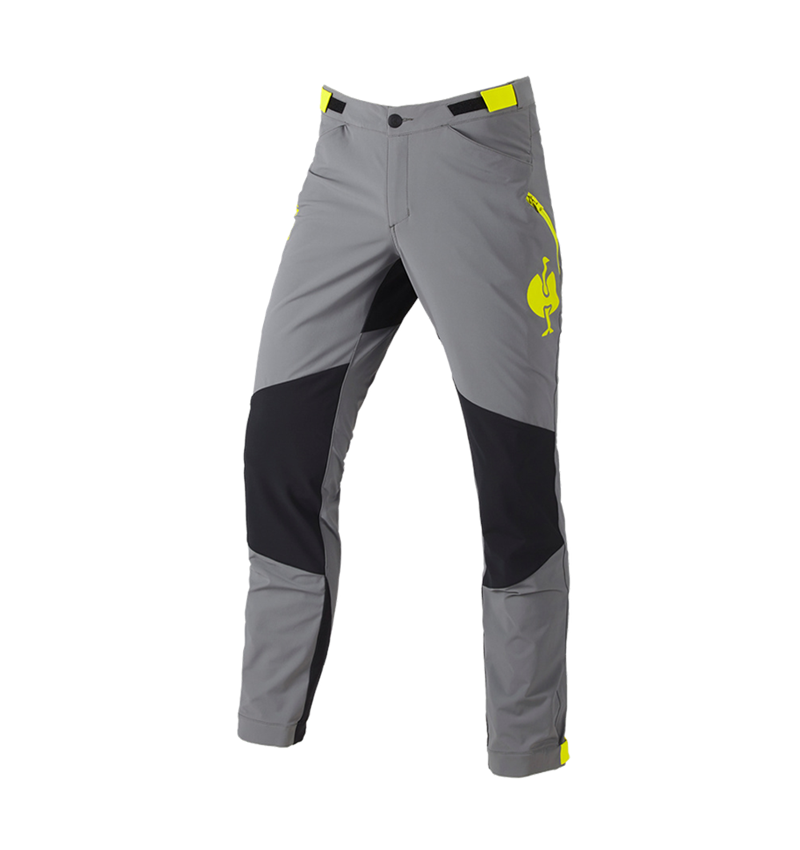 Thèmes: Pantalon de fonction e.s.trail + gris basalte/jaune acide 3
