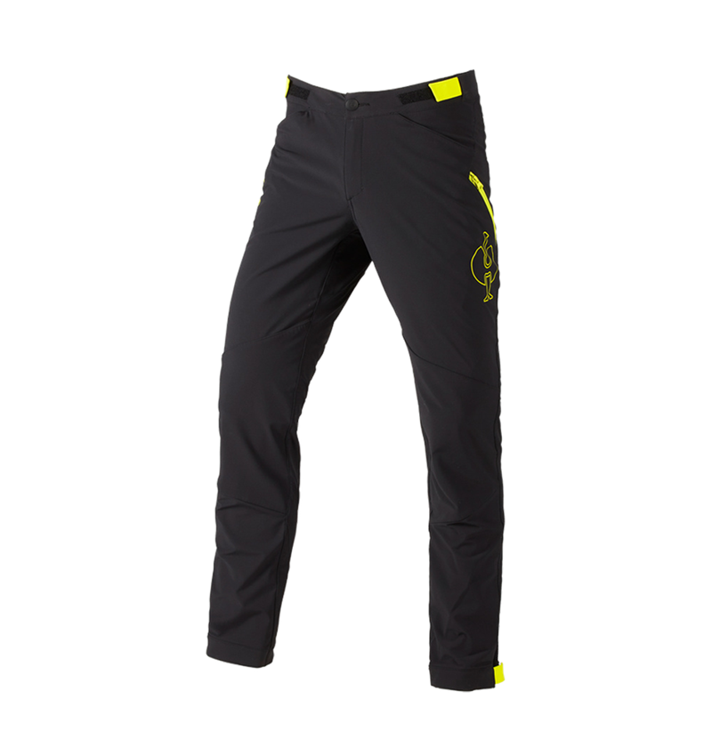 Pantalons de travail: Pantalon de fonction e.s.trail + noir/jaune acide 3