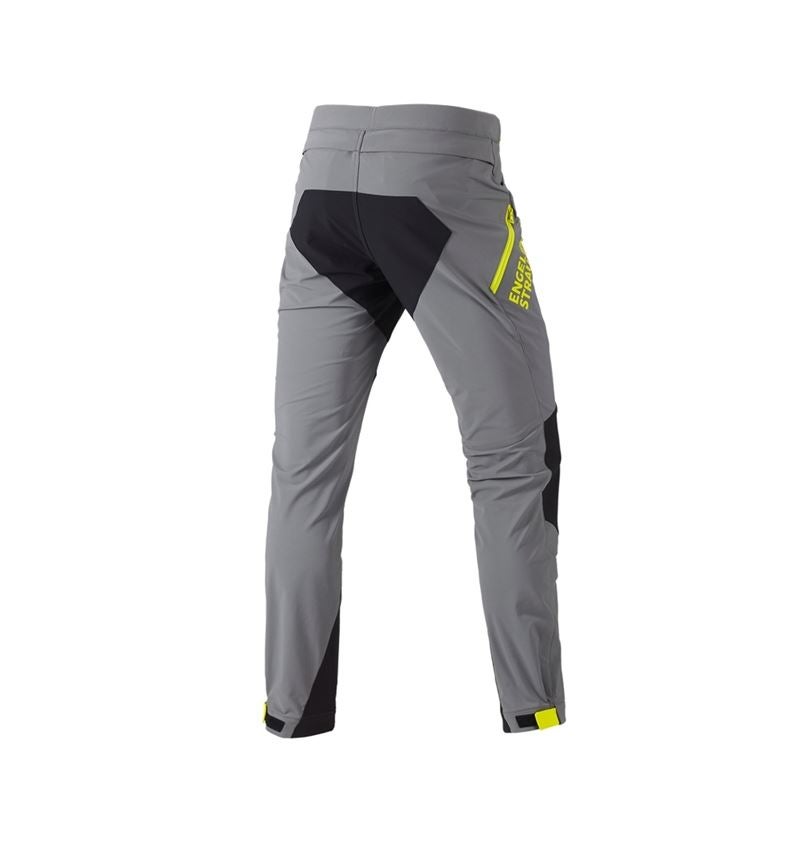 Thèmes: Pantalon de fonction e.s.trail + gris basalte/jaune acide 4