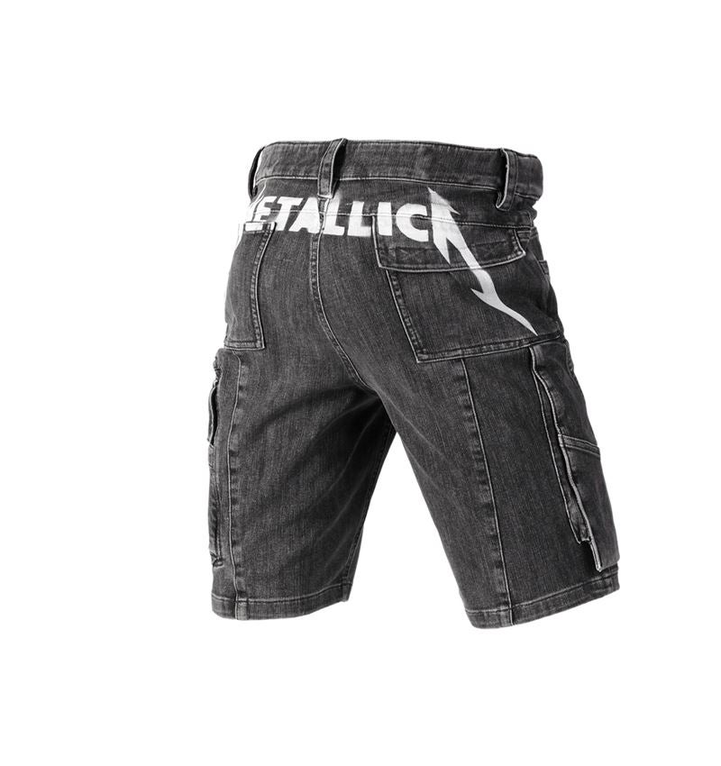 Kollaborationen: Metallica denim shorts + blackwashed 4