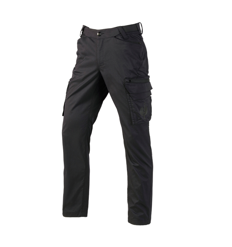 Pantalons de travail: Pantalon Cargo e.s.trail + noir 2