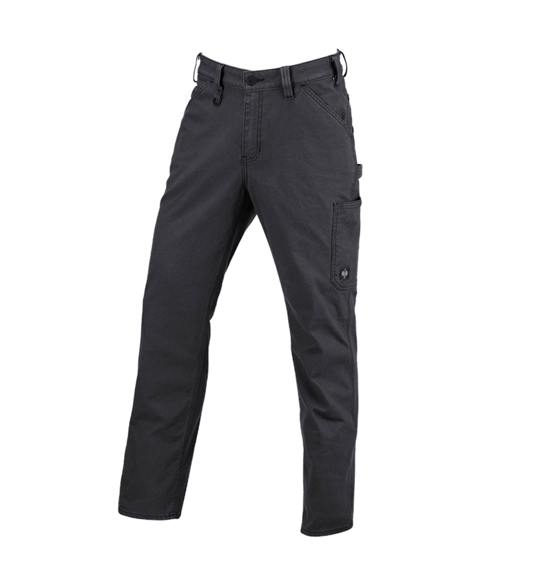 Pantalons de travail: Pantalon à taille élastique e.s.iconic + noir 6