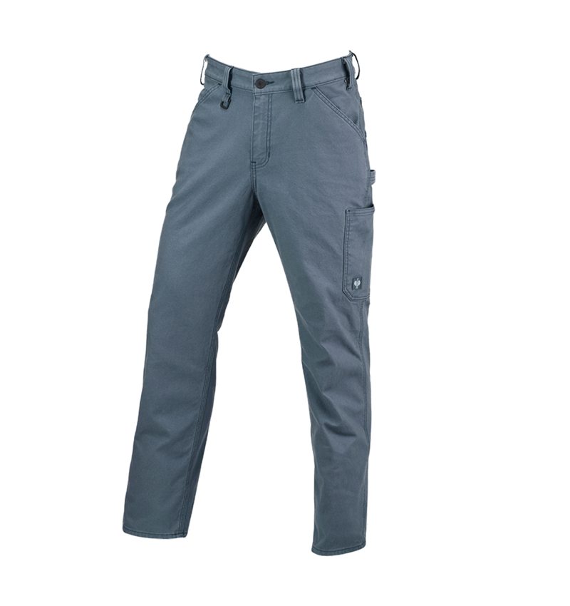 Pantalons de travail: Pantalon à taille élastique e.s.iconic + bleu oxyde 9
