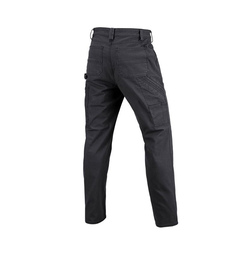 Pantalons de travail: Pantalon à taille élastique e.s.iconic + noir 7