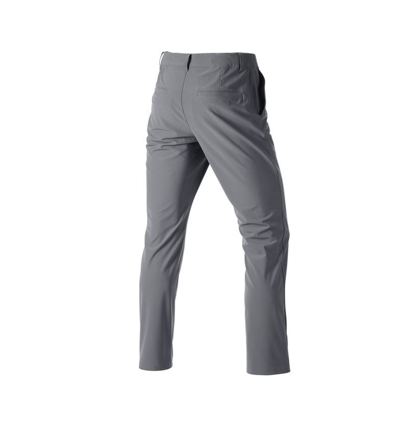 Vêtements: Pantalon de travail Chino e.s.work&travel + gris basalte 6