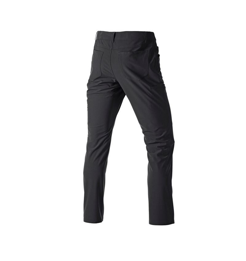 Pantalons de travail: Pantalon de trav. à 5 poches Chino e.s.work&travel + noir 4