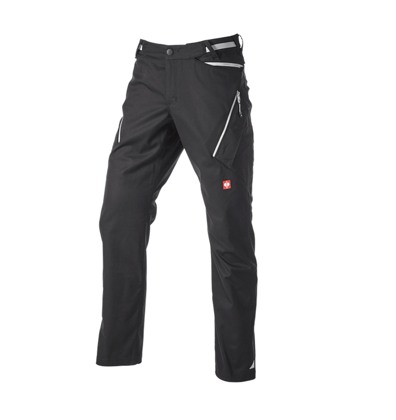 Pantalons de travail: Pantalon à poches multiples e.s.ambition + noir/platine 7