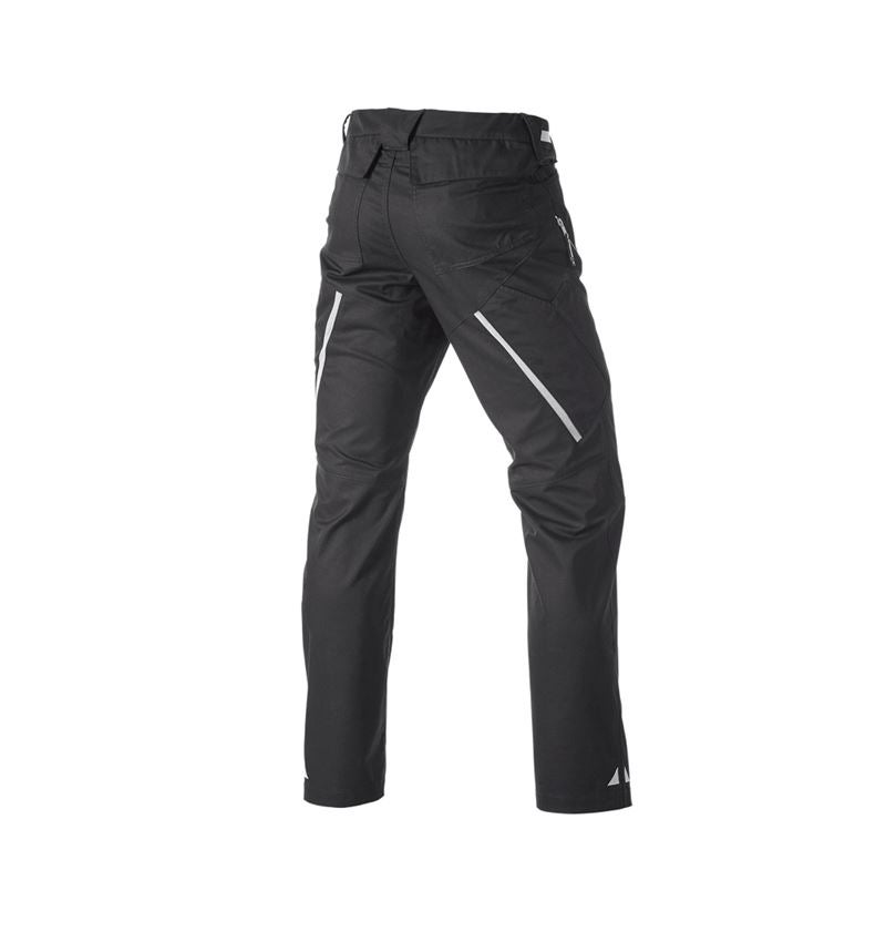 Pantalons de travail: Pantalon à poches multiples e.s.ambition + noir/platine 8
