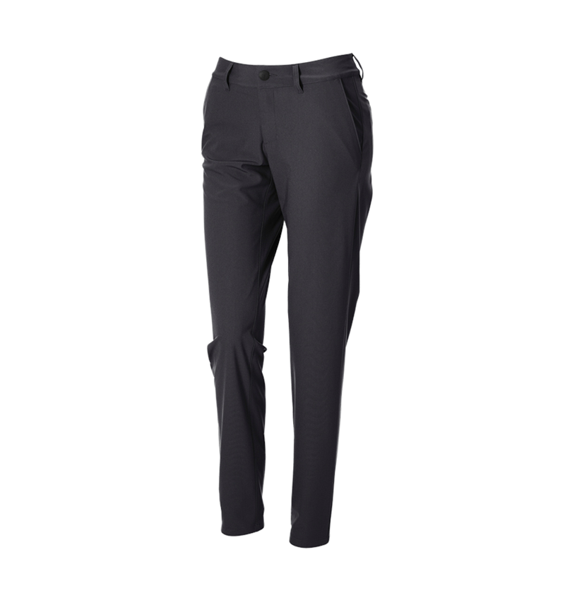 Bekleidung: Berufshose Chino e.s.work&travel, Damen + schwarz 2