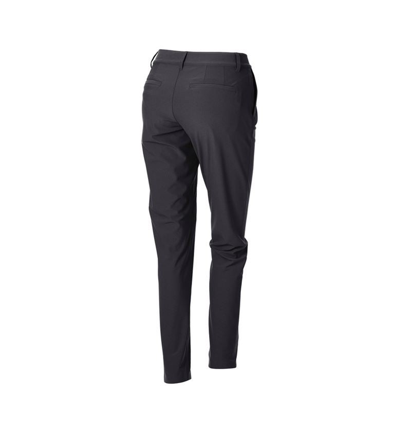 Bekleidung: Berufshose Chino e.s.work&travel, Damen + schwarz 3