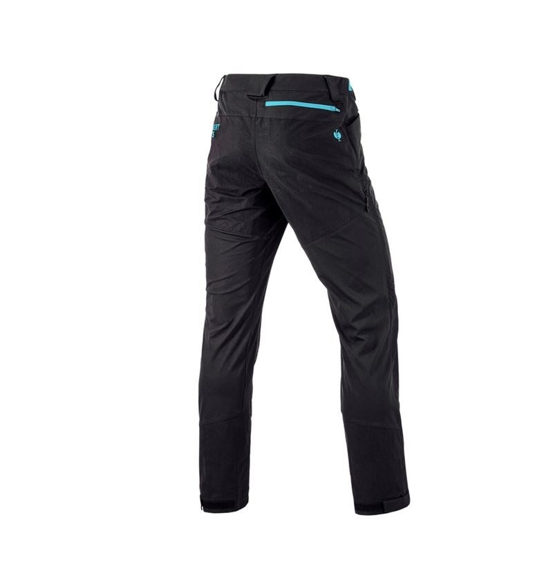 Pantalons de travail: Pantalon de fonction hybride e.s.trail + noir/lapis turquoise 6