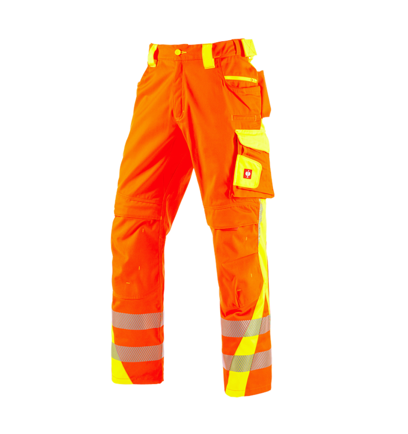 Thèmes: Pantalon à taille élast. signal. e.s.motion 2020 + orange fluo/jaune fluo 2