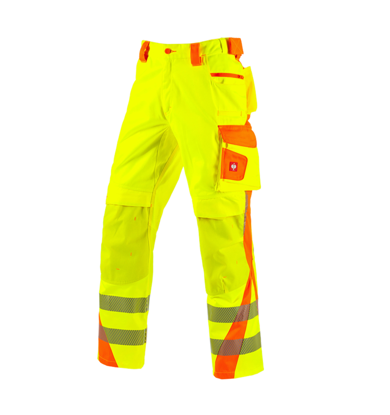 Thèmes: Pantalon à taille élast. signal. e.s.motion 2020 + jaune fluo/orange fluo 2