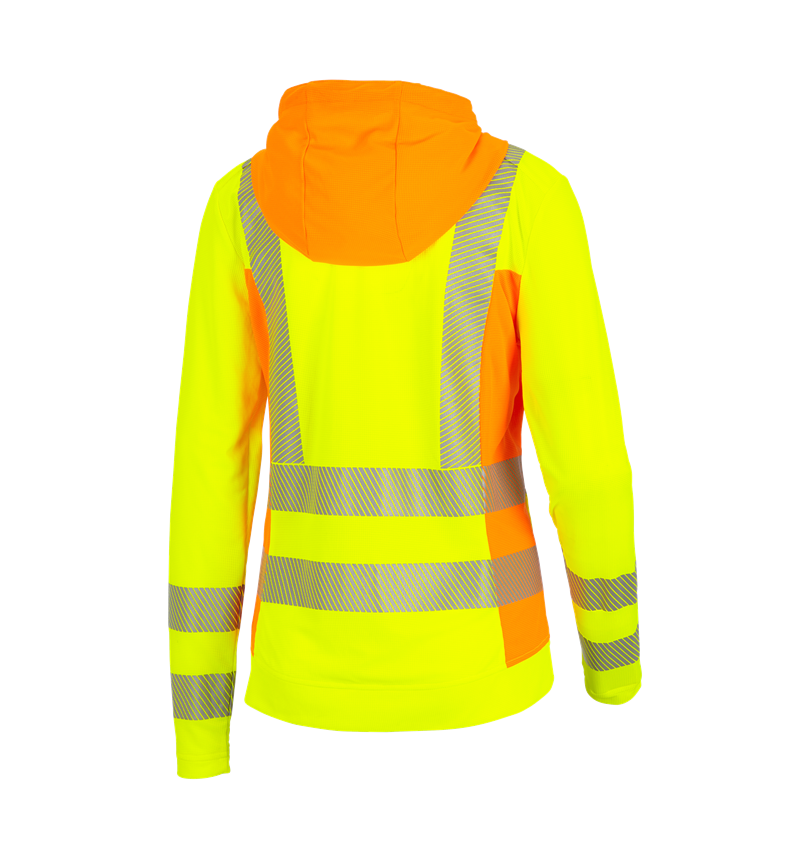 Vestes de travail: Veste à capuche fonct. Signalis.e.s.motion 2020, f + jaune fluo/orange fluo 3