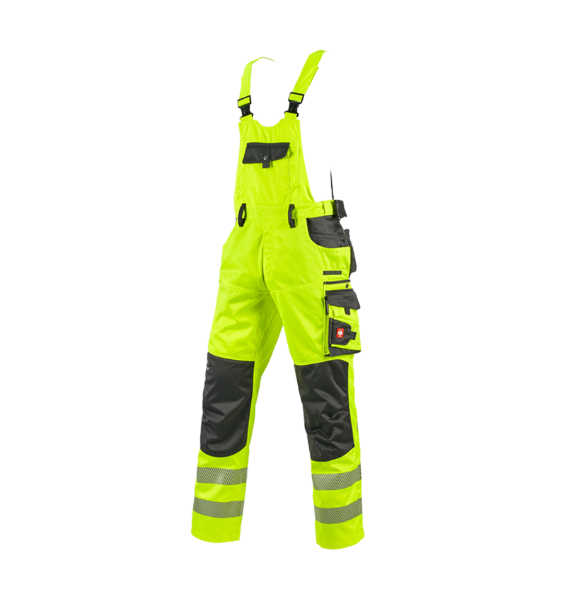 Pantalons de travail: Salopette de signalisation e.s.motion + jaune fluo/anthracite 2