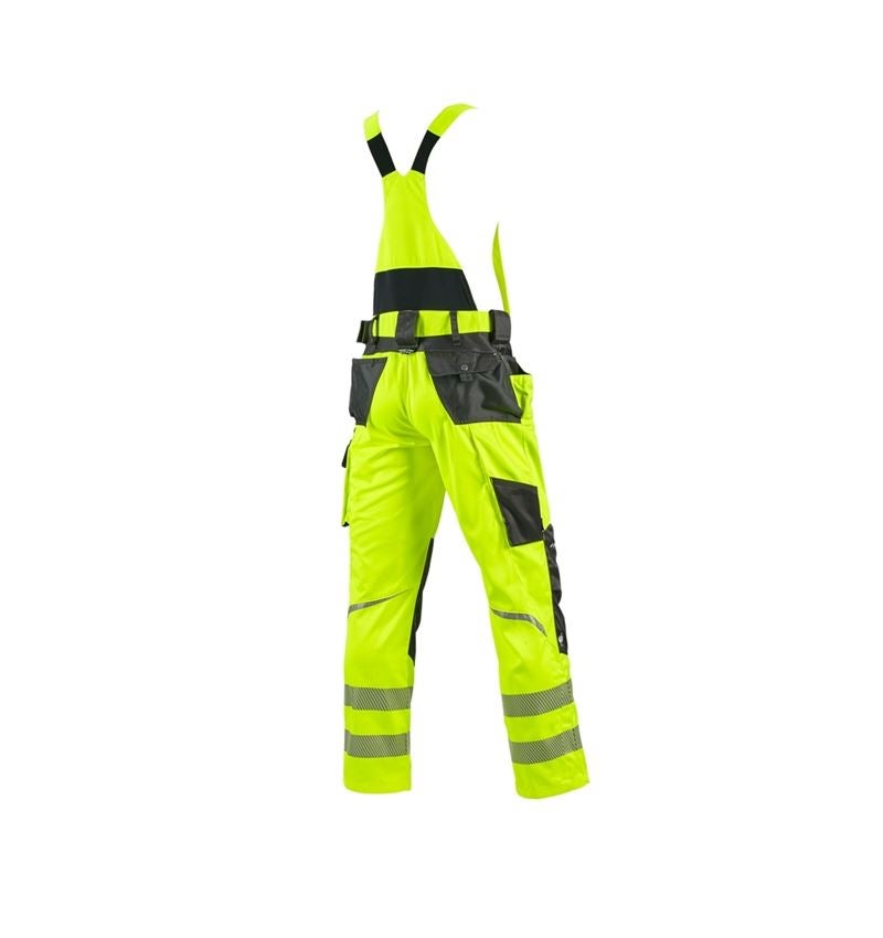 Pantalons de travail: Salopette de signalisation e.s.motion + jaune fluo/anthracite 3