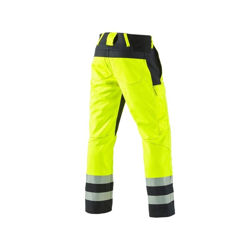 Thèmes: e.s.Pantalon à taille élastique multinorm high-vis + jaune fluo/noir 3