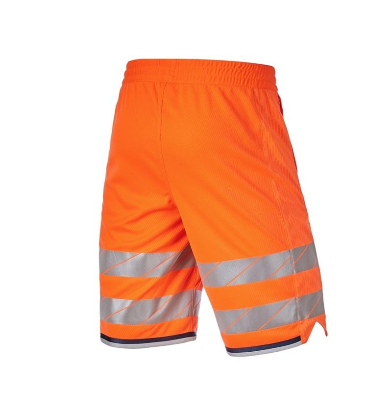 Vêtements: Short fonctionnel haute visibilité e.s.ambition + orange fluo/bleu foncé 6