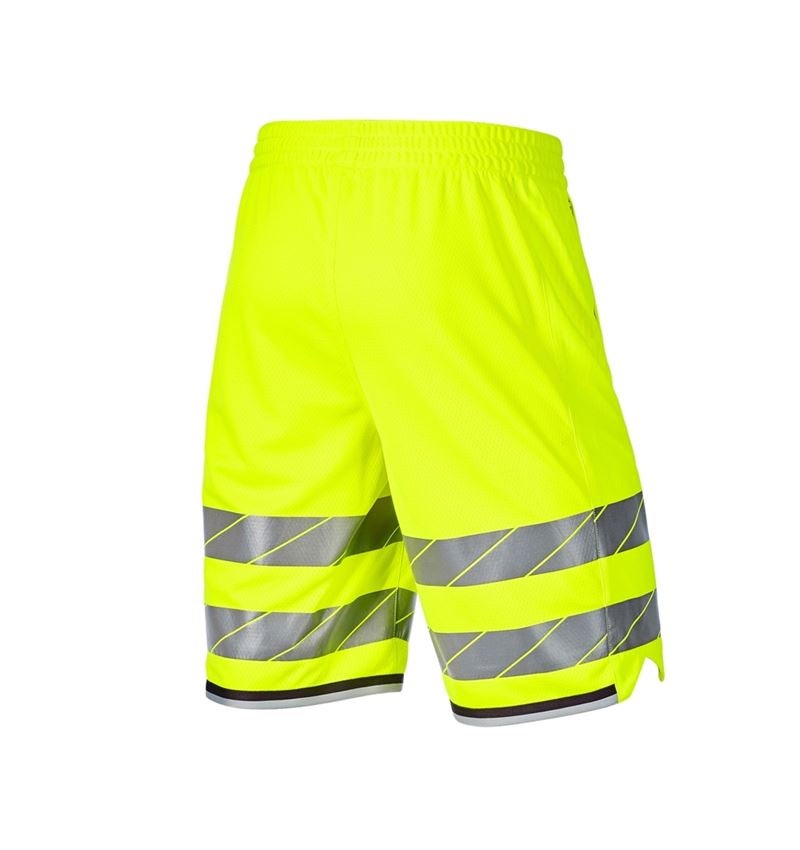 Pantalons de travail: Short fonctionnel haute visibilité e.s.ambition + jaune fluo/anthracite 9