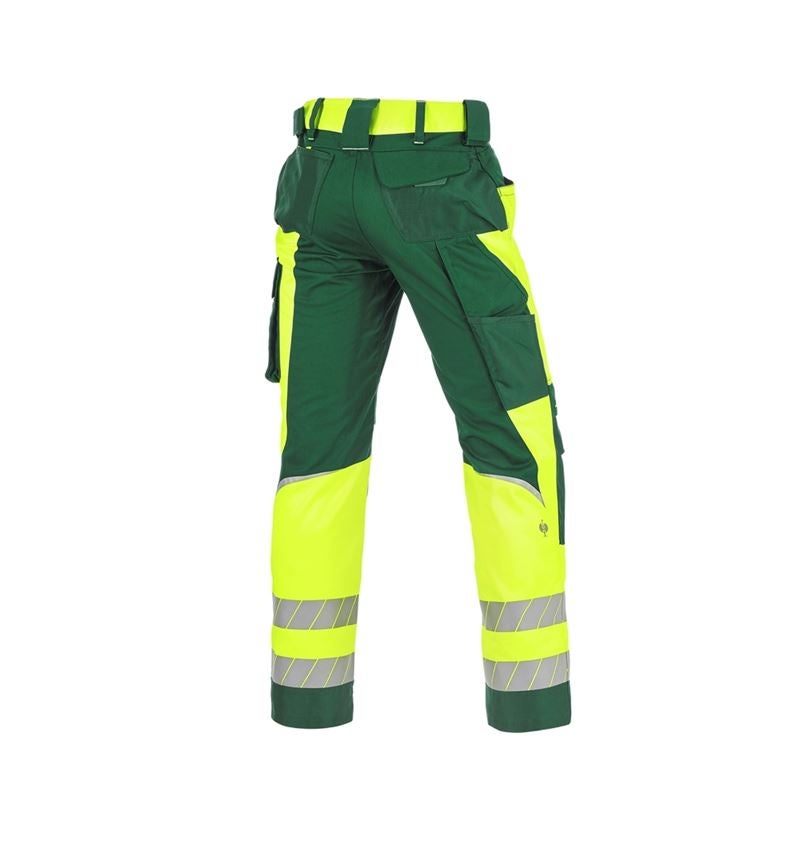 Thèmes: Pantalon à taille élast. signal. e.s.motion 24/7 + vert/jaune fluo 13