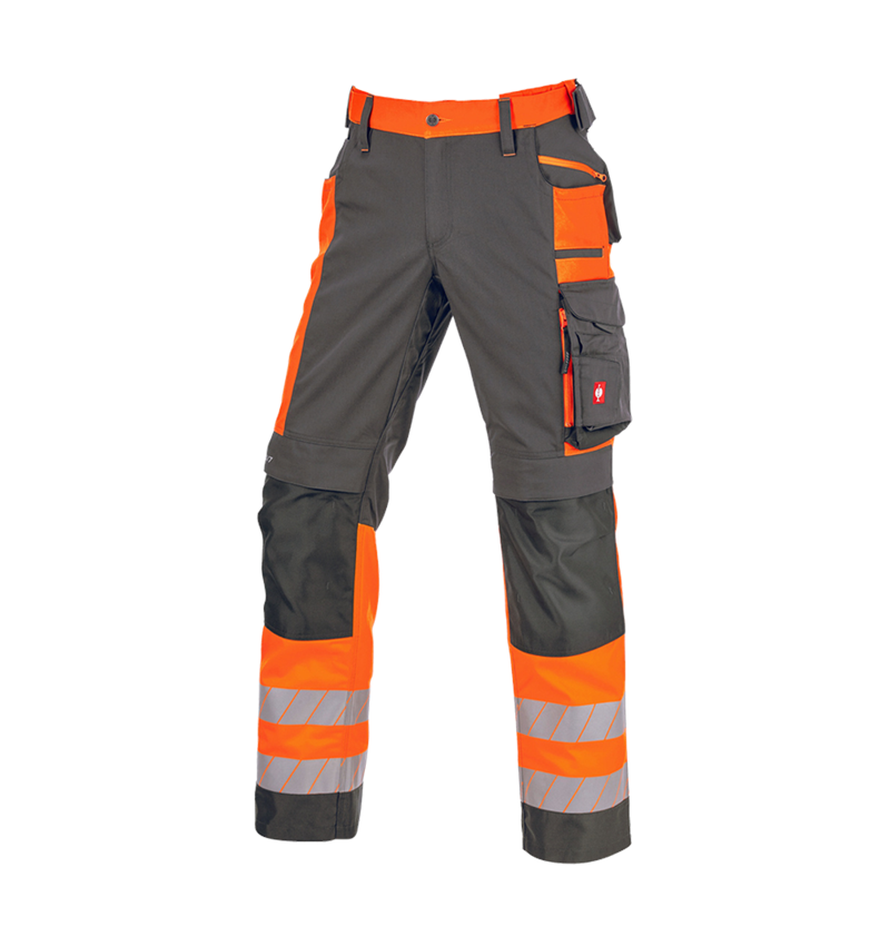 Themen: Warnschutz Bundhose e.s.motion 24/7 + anthrazit/warnorange 10