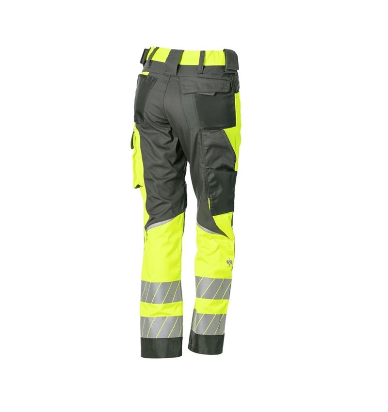 Thèmes: Pantalon à taille él.signal. e.s.motion 24/7,femm. + anthracite/jaune fluo 7