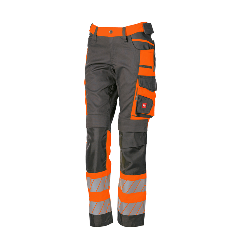 Thèmes: Pantalon à taille él.signal. e.s.motion 24/7,femm. + anthracite/orange fluo 6