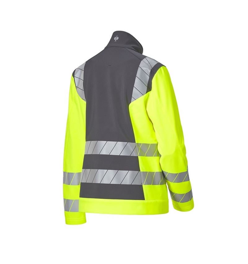 Thèmes: Veste softshell signal. e.s.motion 24/7, femmes + anthracite/jaune fluo 6