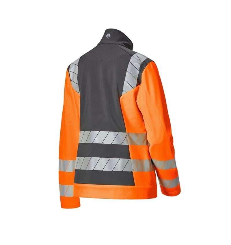 Thèmes: Veste softshell signal. e.s.motion 24/7, femmes + anthracite/orange fluo 5