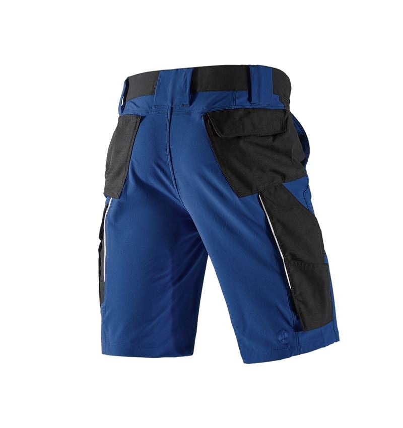 Pantalons de travail: Short fonctionnel e.s.dynashield + bleu royal/noir 1