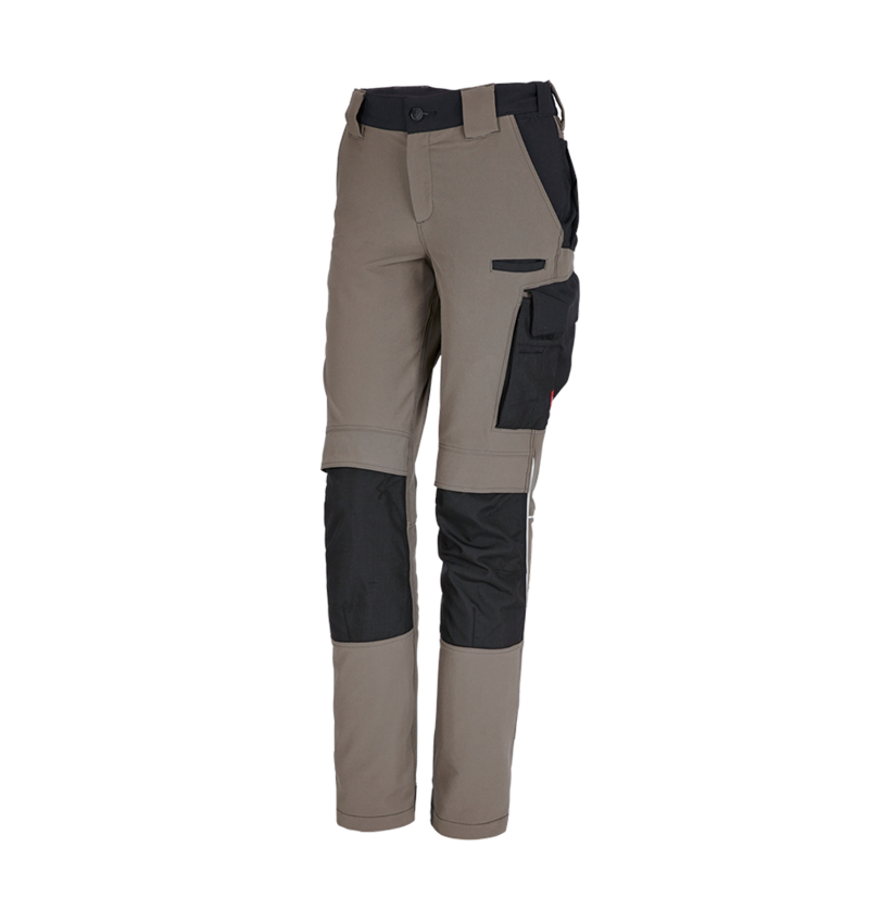 Pantalons de travail: Fonct. pantalon à taille élast. e.s.dynashield, f. + pierre/noir 2