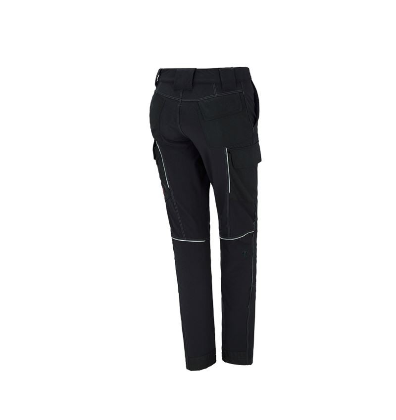 Pantalons de travail: Fonct. pantalon Cargo e.s.dynashield, femmes + noir 3