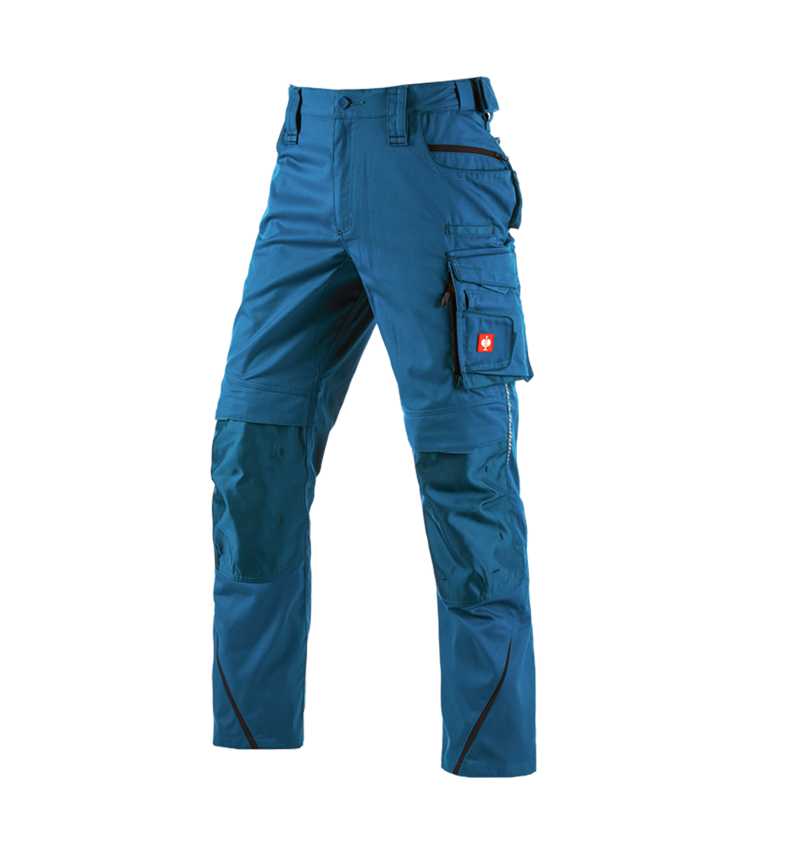 Pantalons de travail: Pantalon à taille élastique e.s.motion 2020 + atoll/bleu foncé 2