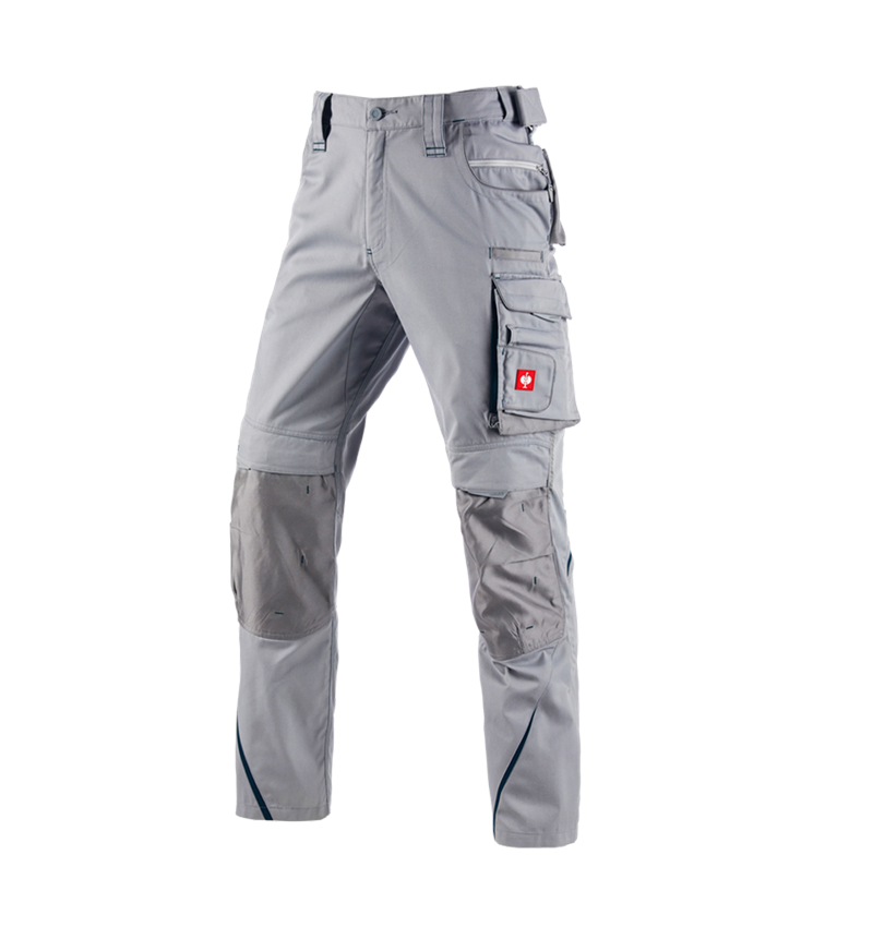 Pantalons de travail: Pantalon à taille élastique e.s.motion 2020 + platine/bleu marin 2