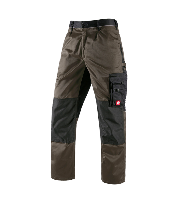 Pantalons de travail: Pantalon à taille élastique e.s.image + olive/noir 7