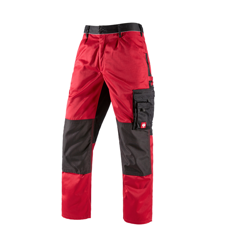 Menuisiers: Pantalon à taille élastique e.s.image + rouge/noir 8