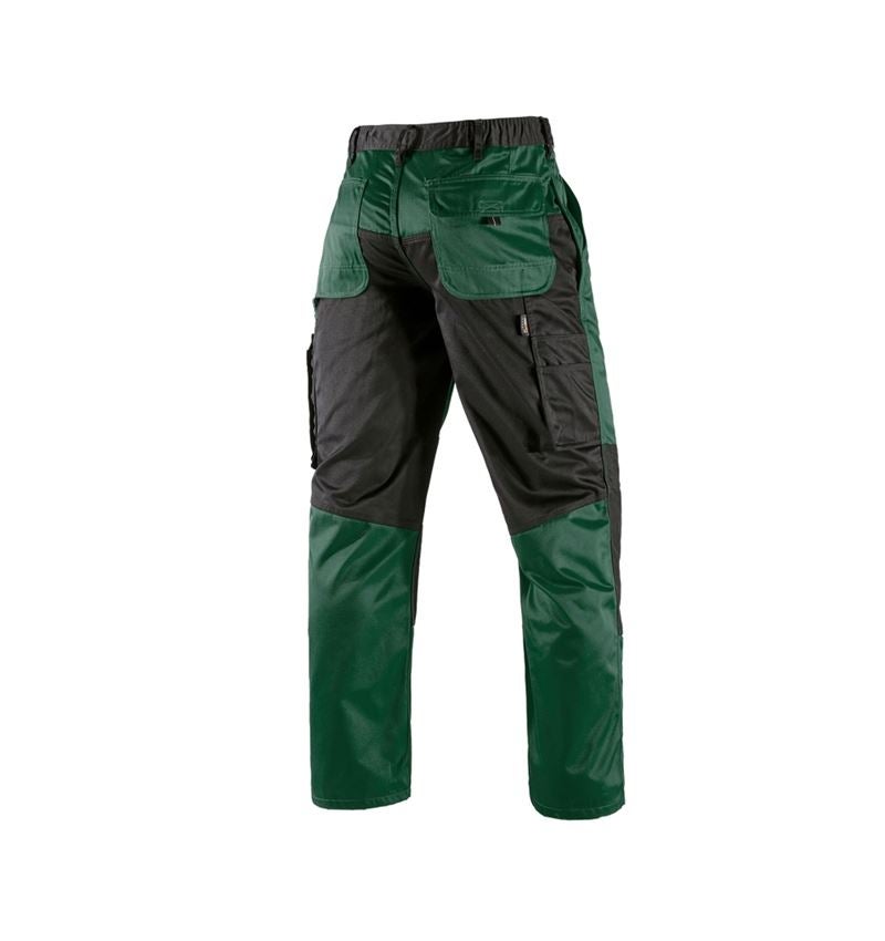Menuisiers: Pantalon à taille élastique e.s.image + vert/noir 11