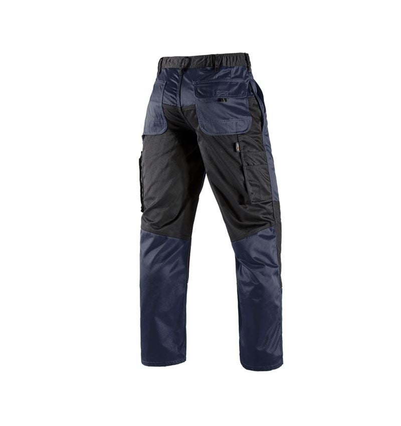 Menuisiers: Pantalon à taille élastique e.s.image + bleu foncé/noir 8