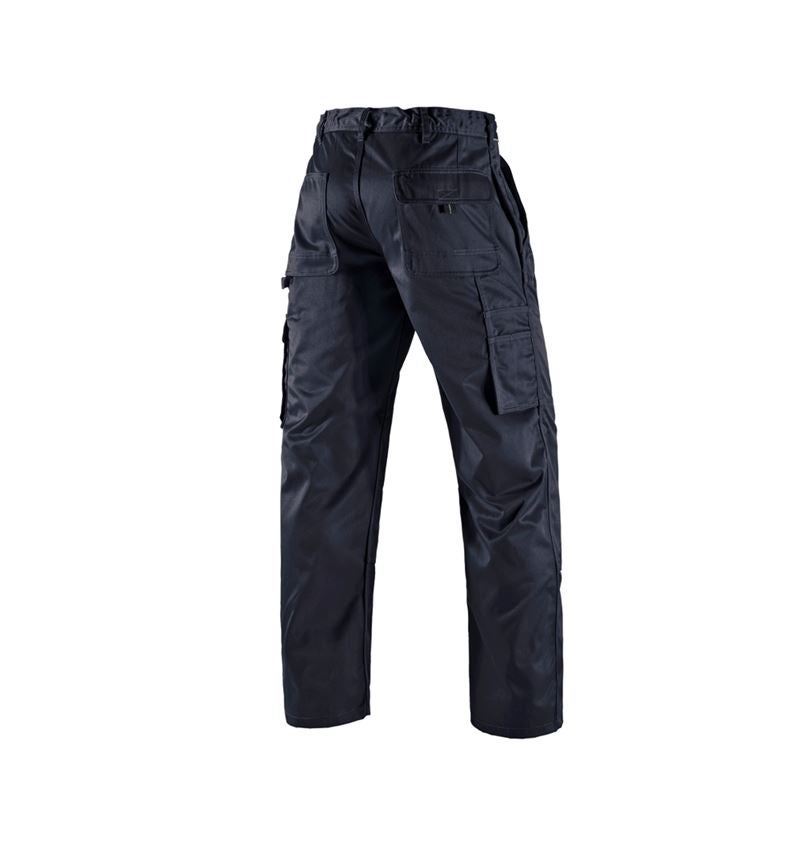 Pantalons de travail: Pantalon à taille élastique e.s.classic + bleu foncé 3
