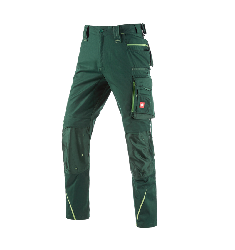 Installateurs / Plombier: Pantalon taille él.d’hiver e.s.motion2020, hommes + vert/vert d'eau