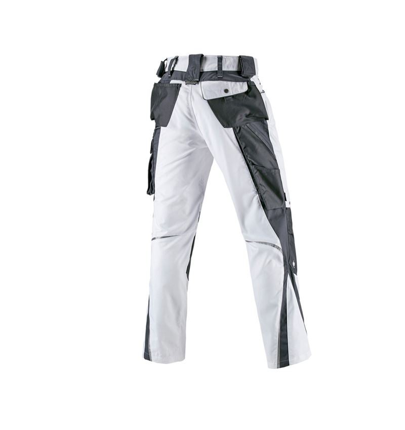 Pantalon e.s.motion d´hiver blanc/gris