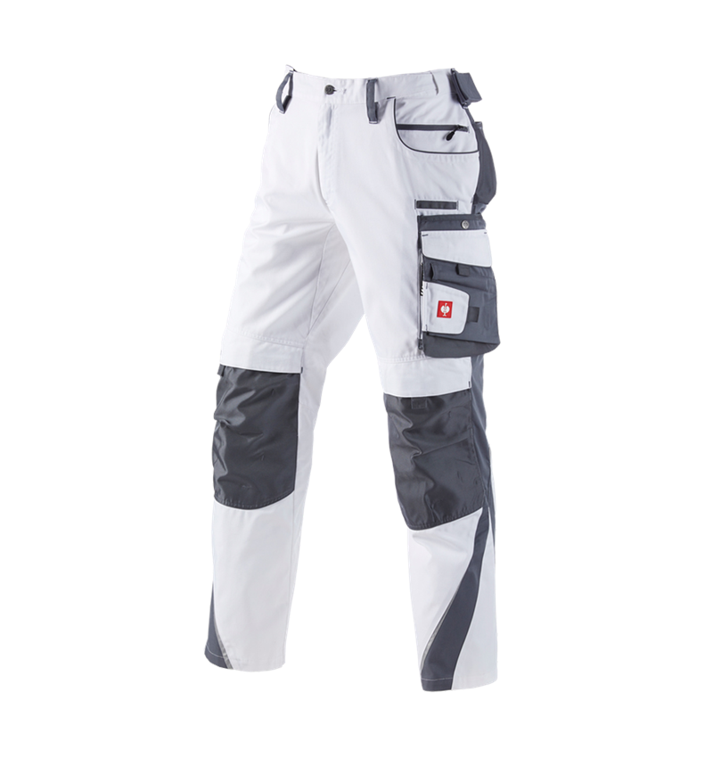 Menuisiers: Pantalon e.s.motion d´hiver + blanc/gris 2