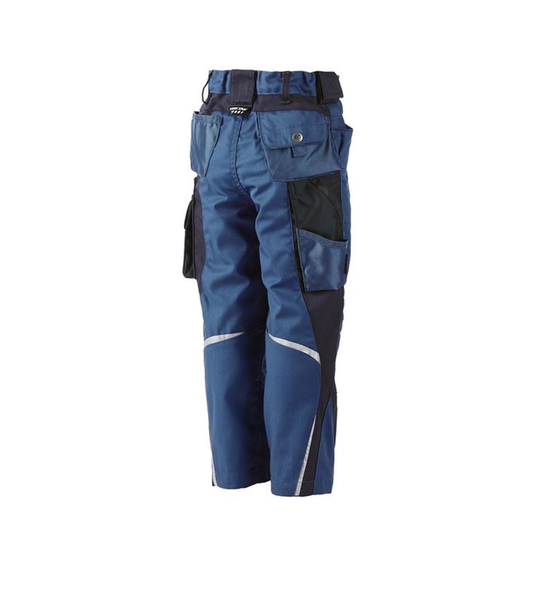 Froid: Pantalon à tail. élas. e.s.motion d’hiver, enfants + cobalt/pacifique 1