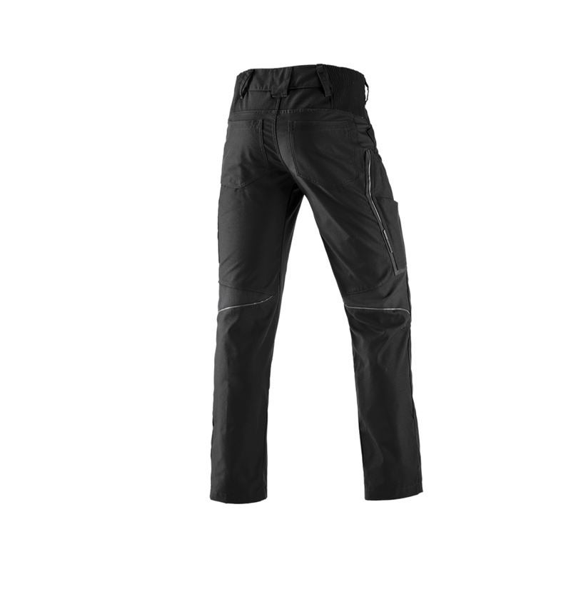 Froid: Pantalon à taille élastique d'hiver e.s.vision + noir 3